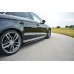 Накладки сплиттеры на пороги на Audi S3 8V рестайл